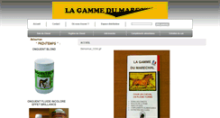 Desktop Screenshot of gamme-du-marechal.com